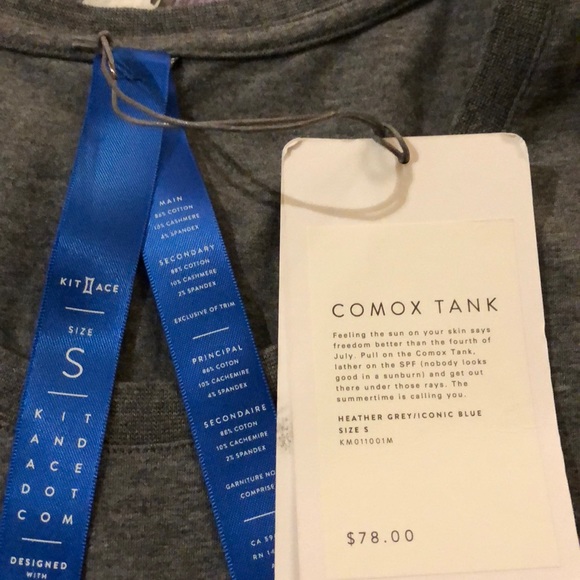 Men’s Kit and Ace Cashmere Tank Top - NWT - Picture 3 of 5